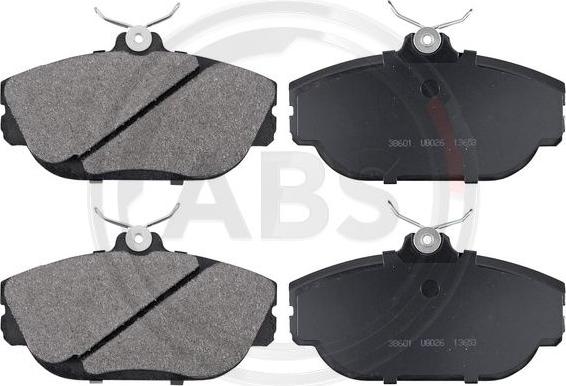 A.B.S. 38601 - Brake Pad Set, disc brake onlydrive.pro