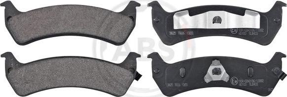 A.B.S. 38625 - Brake Pad Set, disc brake onlydrive.pro