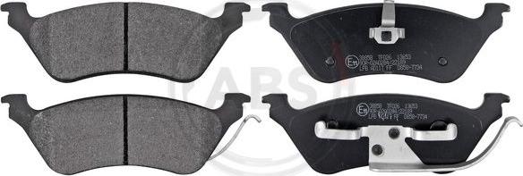 A.B.S. 38858 - Brake Pad Set, disc brake onlydrive.pro