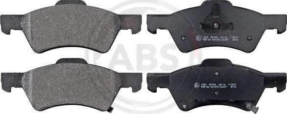 A.B.S. 38857 - Brake Pad Set, disc brake onlydrive.pro