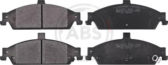 A.B.S. 38752 - Brake Pad Set, disc brake onlydrive.pro