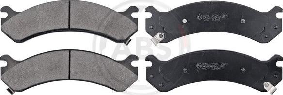 A.B.S. 38784 - Brake Pad Set, disc brake onlydrive.pro