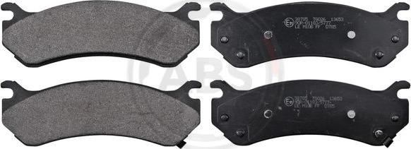 A.B.S. 38785 - Brake Pad Set, disc brake onlydrive.pro