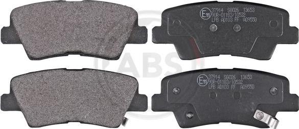 A.B.S. 37914 - Brake Pad Set, disc brake onlydrive.pro