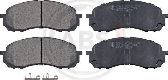 A.B.S. 37443 - Brake Pad Set, disc brake onlydrive.pro