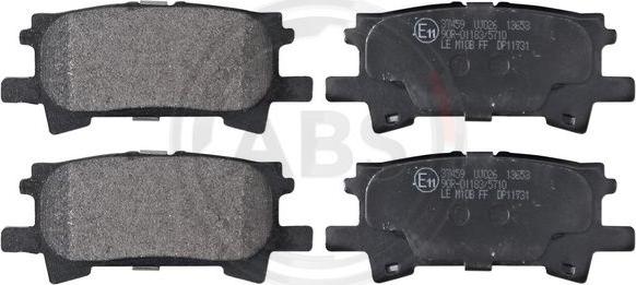 A.B.S. 37459 - Brake Pad Set, disc brake onlydrive.pro