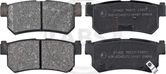 A.B.S. 37460 - Brake Pad Set, disc brake onlydrive.pro