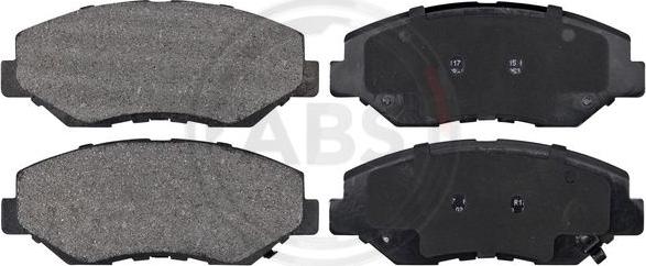 A.B.S. 37424 - Brake Pad Set, disc brake onlydrive.pro