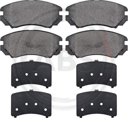 A.B.S. 37423 - Brake Pad Set, disc brake onlydrive.pro