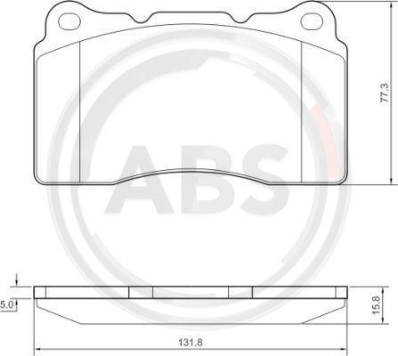 A.B.S. 37479 - Brake Pad Set, disc brake onlydrive.pro