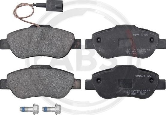 A.B.S. 37594 - Brake Pad Set, disc brake onlydrive.pro