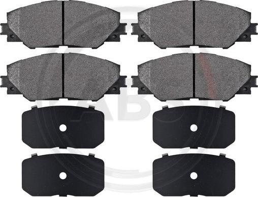 A.B.S. 37543 - Brake Pad Set, disc brake onlydrive.pro