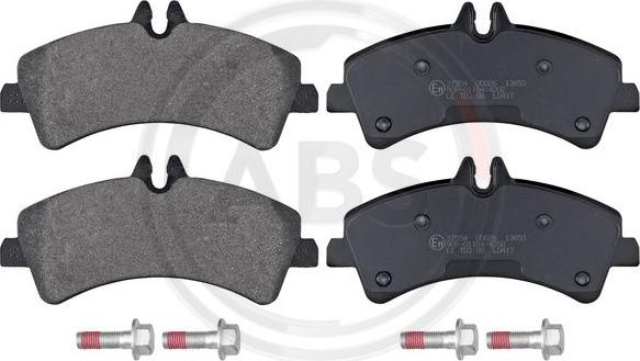 A.B.S. 37554 - Brake Pad Set, disc brake onlydrive.pro