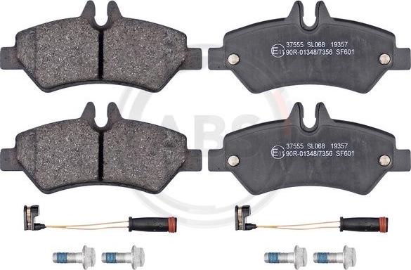 A.B.S. 37555 - Brake Pad Set, disc brake onlydrive.pro