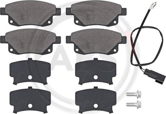 A.B.S. 37560 - Brake Pad Set, disc brake onlydrive.pro