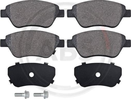 A.B.S. 37563 - Brake Pad Set, disc brake onlydrive.pro