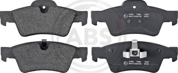 A.B.S. 37509 - Brake Pad Set, disc brake onlydrive.pro