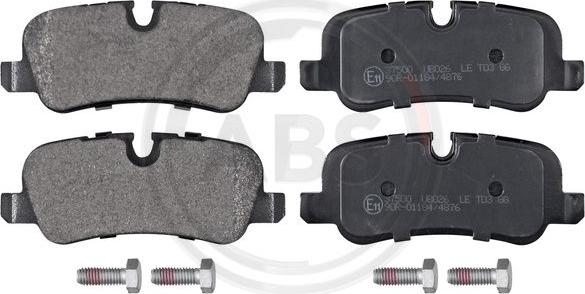 A.B.S. 37500 - Brake Pad Set, disc brake onlydrive.pro