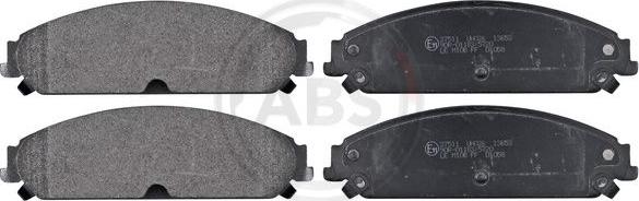 A.B.S. 37511 - Brake Pad Set, disc brake onlydrive.pro