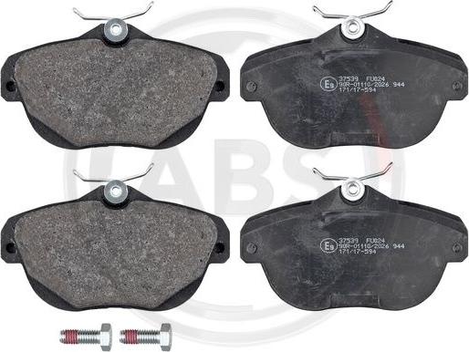 A.B.S. 37539 - Brake Pad Set, disc brake onlydrive.pro