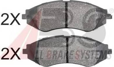 A.B.S. 37526 OE - Brake Pad Set, disc brake onlydrive.pro