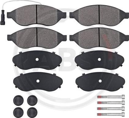 A.B.S. 37577 - Brake Pad Set, disc brake onlydrive.pro