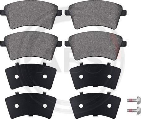 A.B.S. 37664 - Brake Pad Set, disc brake onlydrive.pro