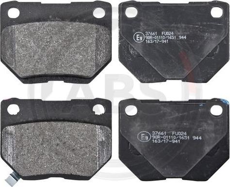 A.B.S. 37661 - Brake Pad Set, disc brake onlydrive.pro