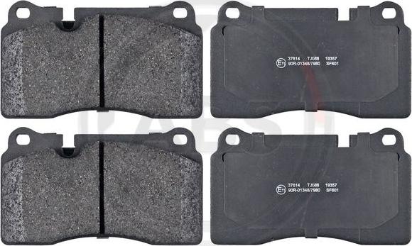 A.B.S. 37614 - Brake Pad Set, disc brake onlydrive.pro