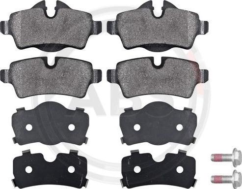 A.B.S. 37629 - Brake Pad Set, disc brake onlydrive.pro