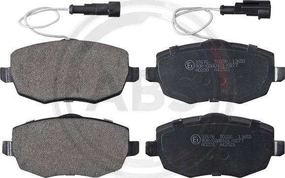 A.B.S. 37676 - Brake Pad Set, disc brake onlydrive.pro