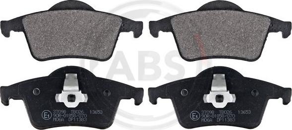 A.B.S. 37098 - Brake Pad Set, disc brake onlydrive.pro
