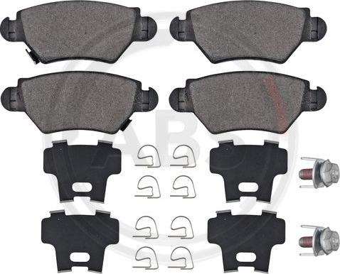 A.B.S. 37059 - Brake Pad Set, disc brake onlydrive.pro