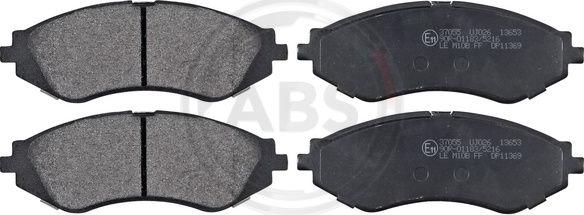 A.B.S. 37055 - Brake Pad Set, disc brake onlydrive.pro