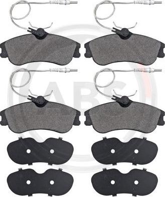 A.B.S. 37016 - Brake Pad Set, disc brake onlydrive.pro