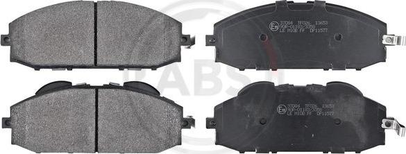 A.B.S. 37084 - Brake Pad Set, disc brake onlydrive.pro