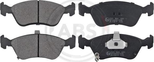 A.B.S. 37029 - Brake Pad Set, disc brake onlydrive.pro