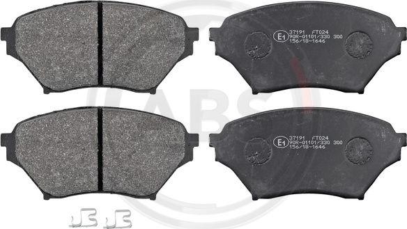 A.B.S. 37191 - Brake Pad Set, disc brake onlydrive.pro