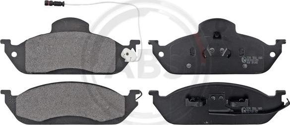 A.B.S. 37198 - Brake Pad Set, disc brake onlydrive.pro