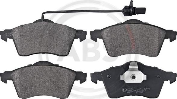 A.B.S. 37143 - Brake Pad Set, disc brake onlydrive.pro