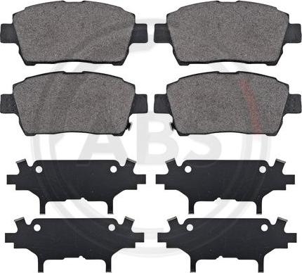 A.B.S. 37134 - Brake Pad Set, disc brake onlydrive.pro