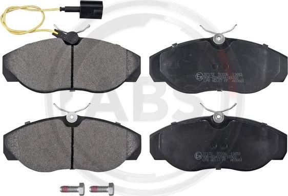 A.B.S. 37172 - Brake Pad Set, disc brake onlydrive.pro