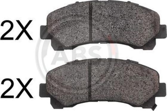 A.B.S. 37840 - Brake Pad Set, disc brake onlydrive.pro