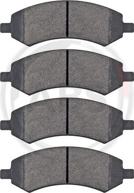 A.B.S. 37861 - Brake Pad Set, disc brake onlydrive.pro