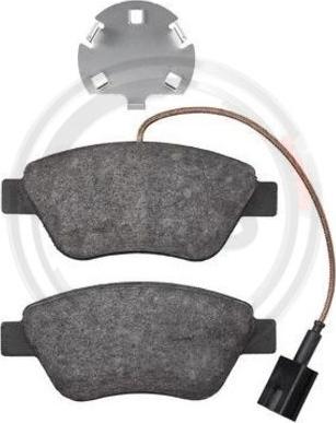 A.B.S. 37800 - Brake Pad Set, disc brake onlydrive.pro