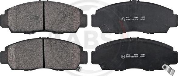 A.B.S. 37312 - Brake Pad Set, disc brake onlydrive.pro