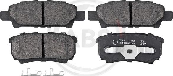 A.B.S. 37384 - Brake Pad Set, disc brake onlydrive.pro