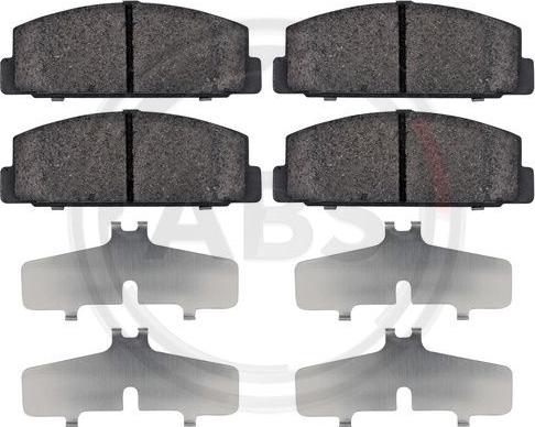 A.B.S. 37382 - Brake Pad Set, disc brake onlydrive.pro