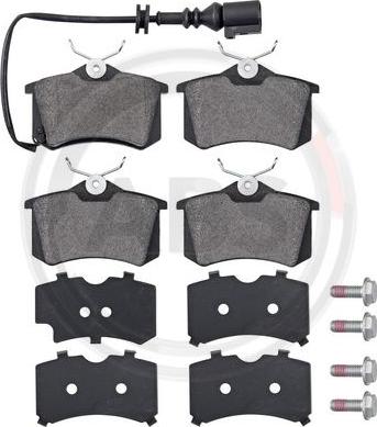 A.B.S. 37334 - Brake Pad Set, disc brake onlydrive.pro