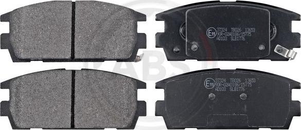 A.B.S. 37324 - Brake Pad Set, disc brake onlydrive.pro